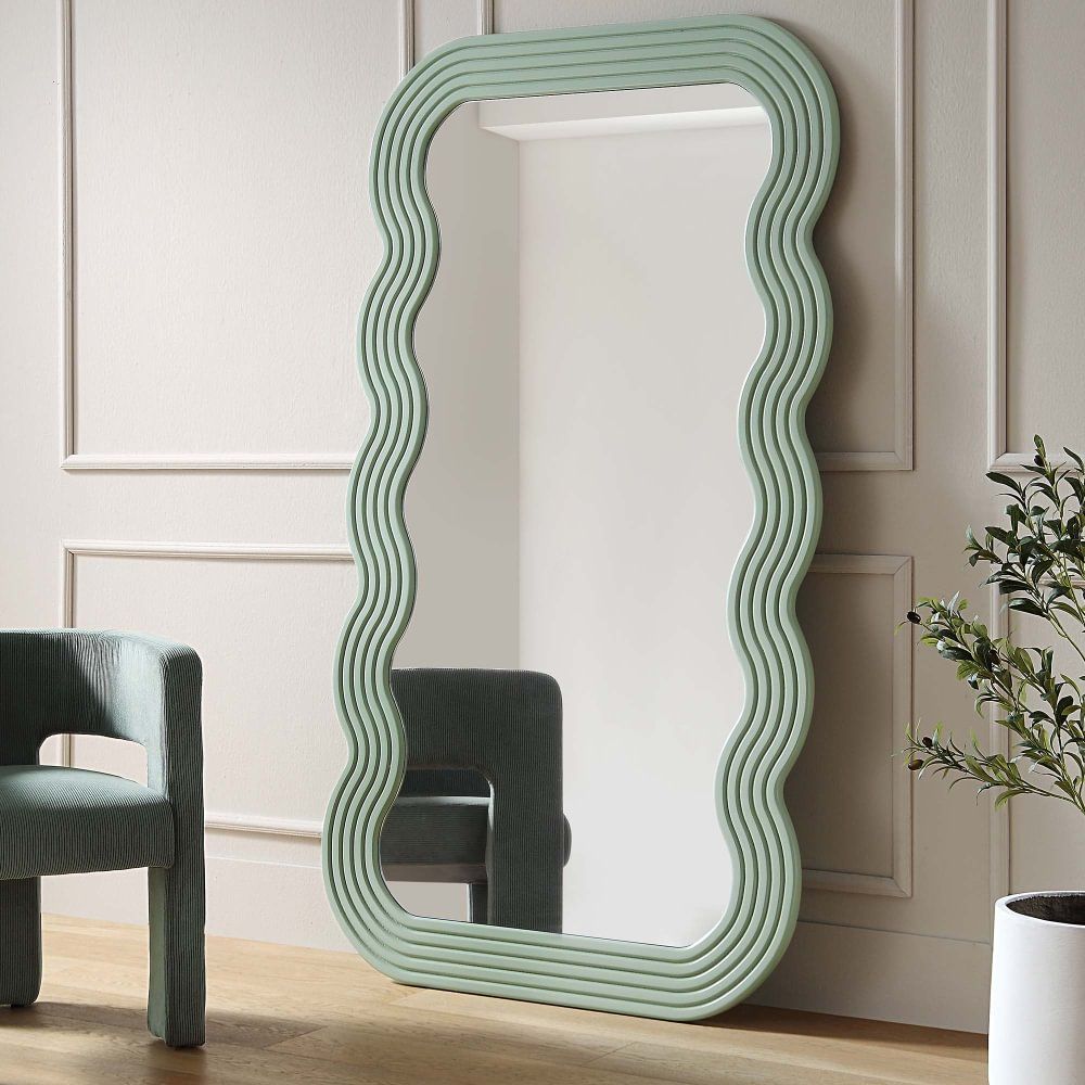 Miroir Vague Venus 180 x 100 cm avec Crochets de Montage