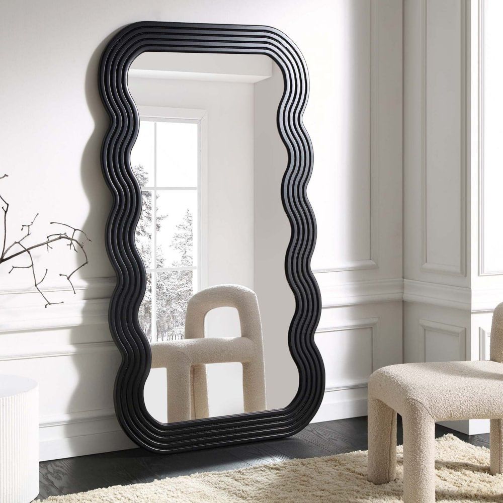 Miroir Vague Venus 180 x 100 cm avec Crochets de Montage